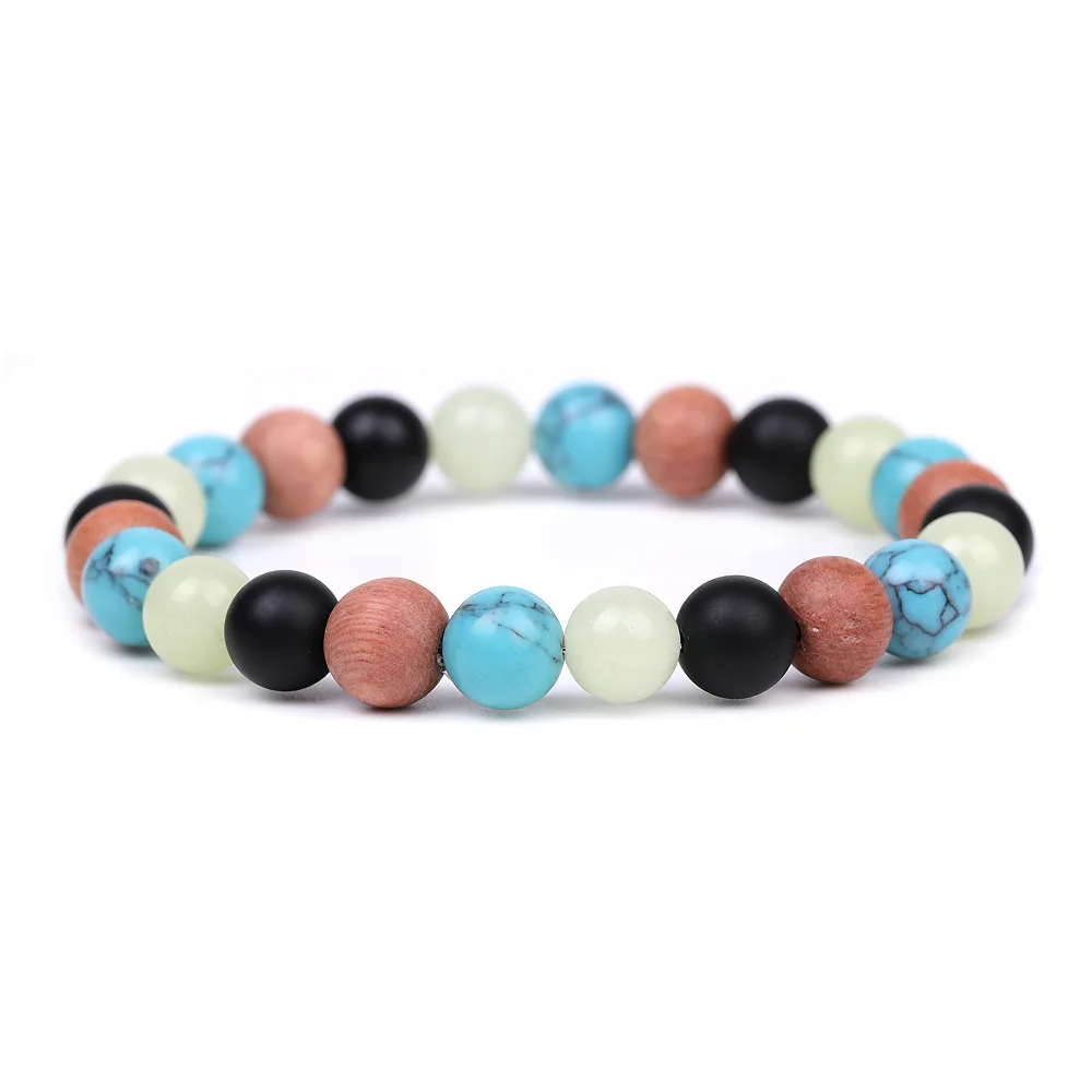 Женский светящийся браслет с искусственными камнями