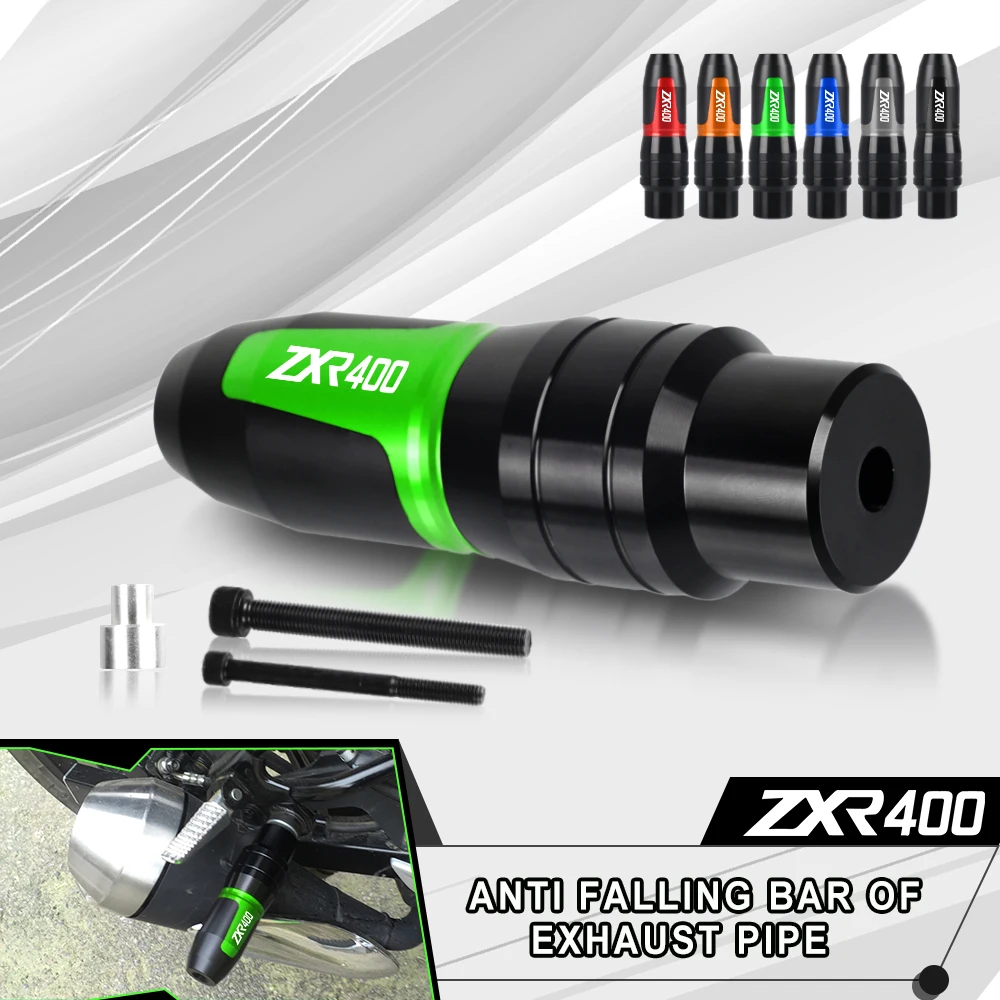 

For KAWASAKI ZXR400 ZXR 400 1995-2000 1999 1998 Motorbike CNC accessories Exhaust Frame Sliders Crash Pads Falling Protector