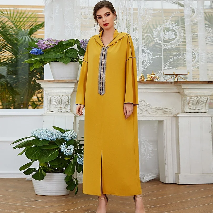 

Ramadan Caftan Marocain Dubai Muslim Hijab Dress African Party Dresses For Women Kaftan Abaya Robe Islam Clothing Djellaba Femme