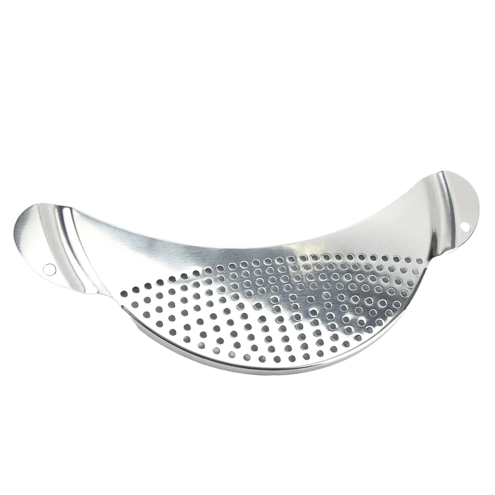 

2Pcs Strainer Stainless Steel Practical Pan Strainer Kitchen Pot Strainer for Kitchen Restaurant Home