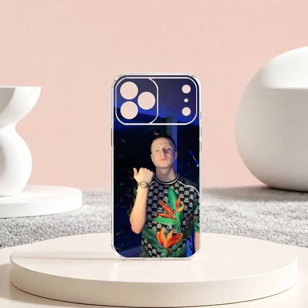 Фото Чехол для телефона T-Trash Streamer M-Mellstroy Gift для iPhone 17 16 15 14 13 12 11 Mini Pro Max Plus, прозрачная накладка №2