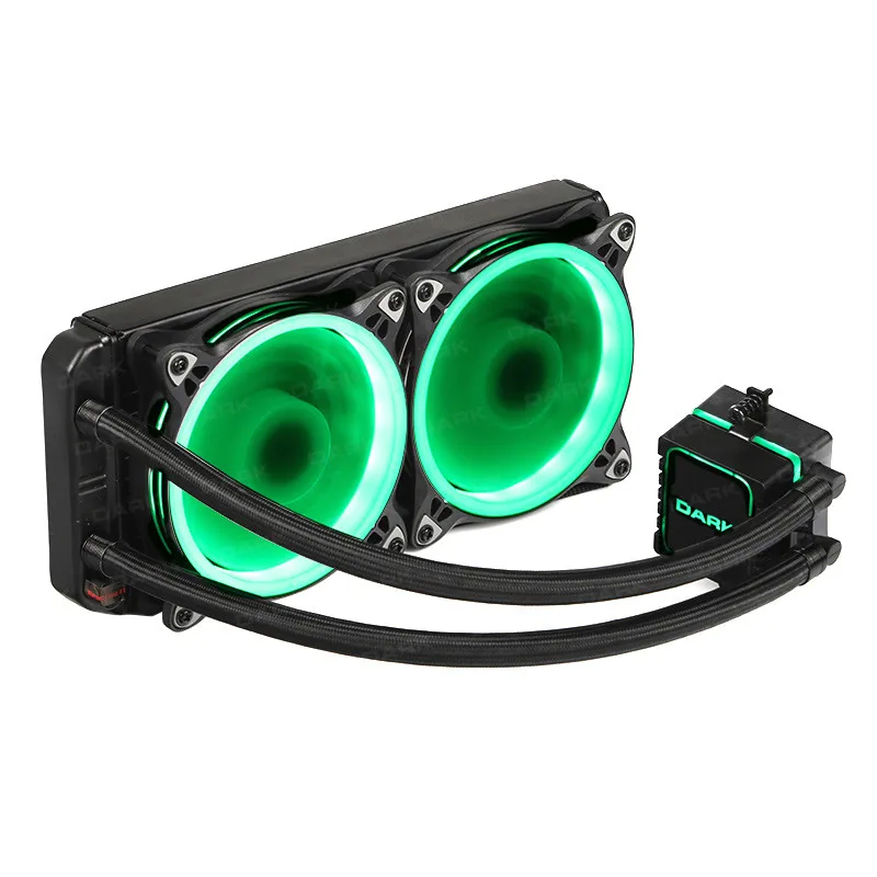 Dark AquaForce W244 2xÇevresel Adressable RGB Backlit Liquid Cooling