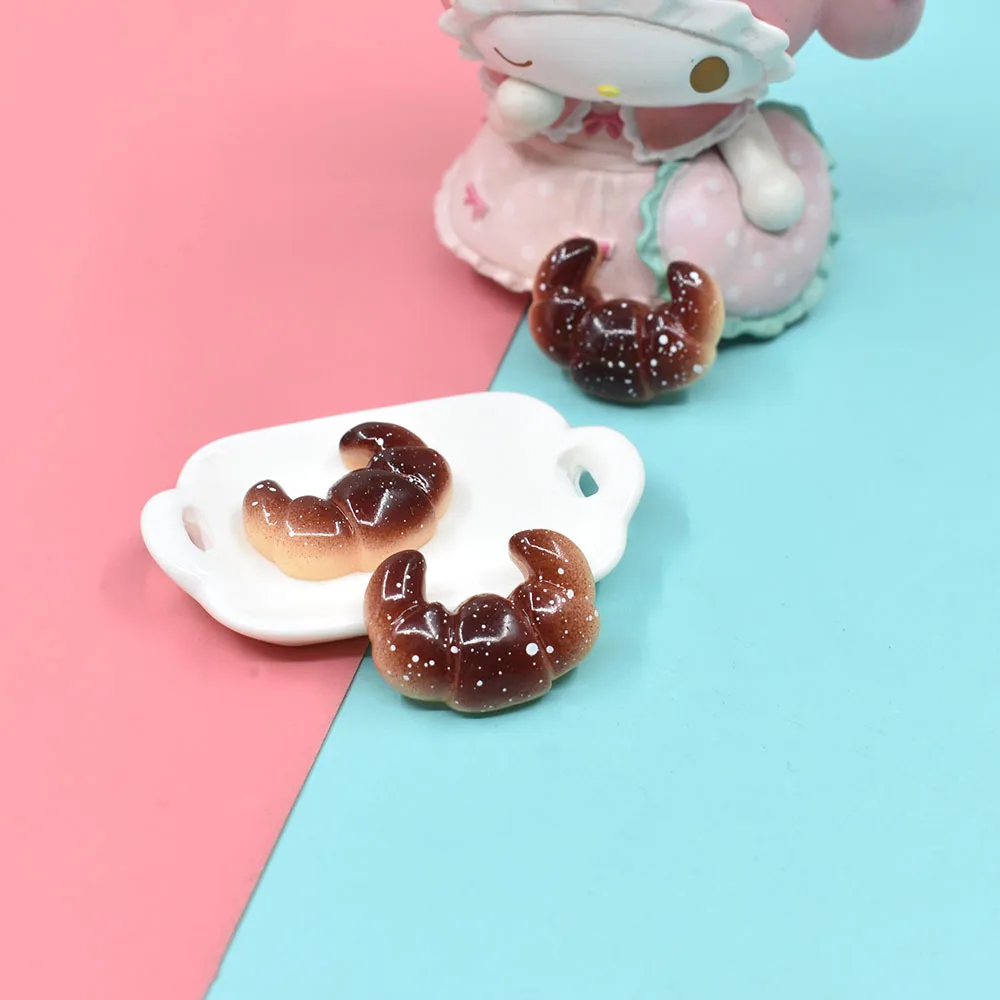 8 шт. миниатюрные пластиковые игрушки в виде хлеба