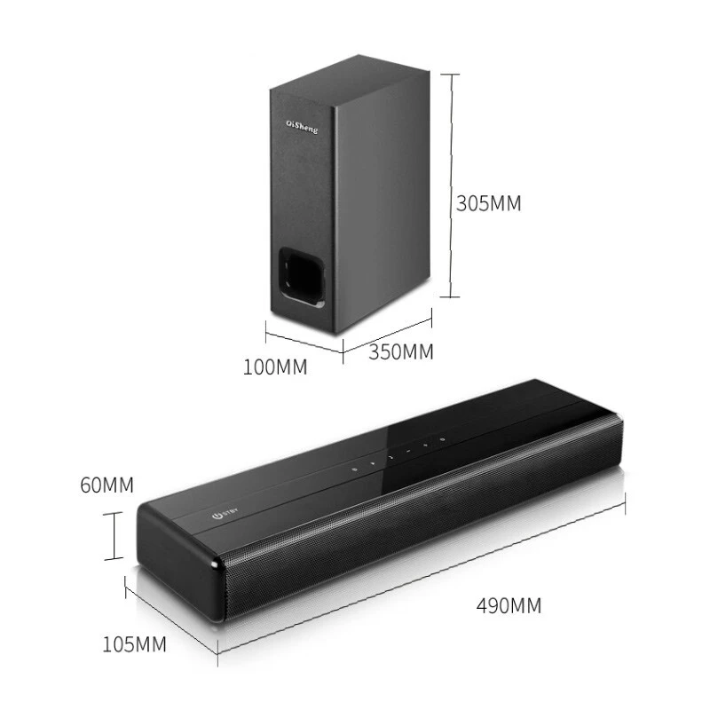 Home Living Room Wireless Subwoofer 5.1 Home Theater Speaker Set Bar Bluetooth Speaker