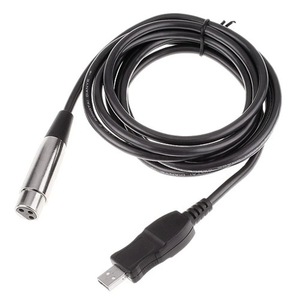 

3 м USB штекер к XLR гнездовой микрофон USB микрофон Соединительный кабель Новый