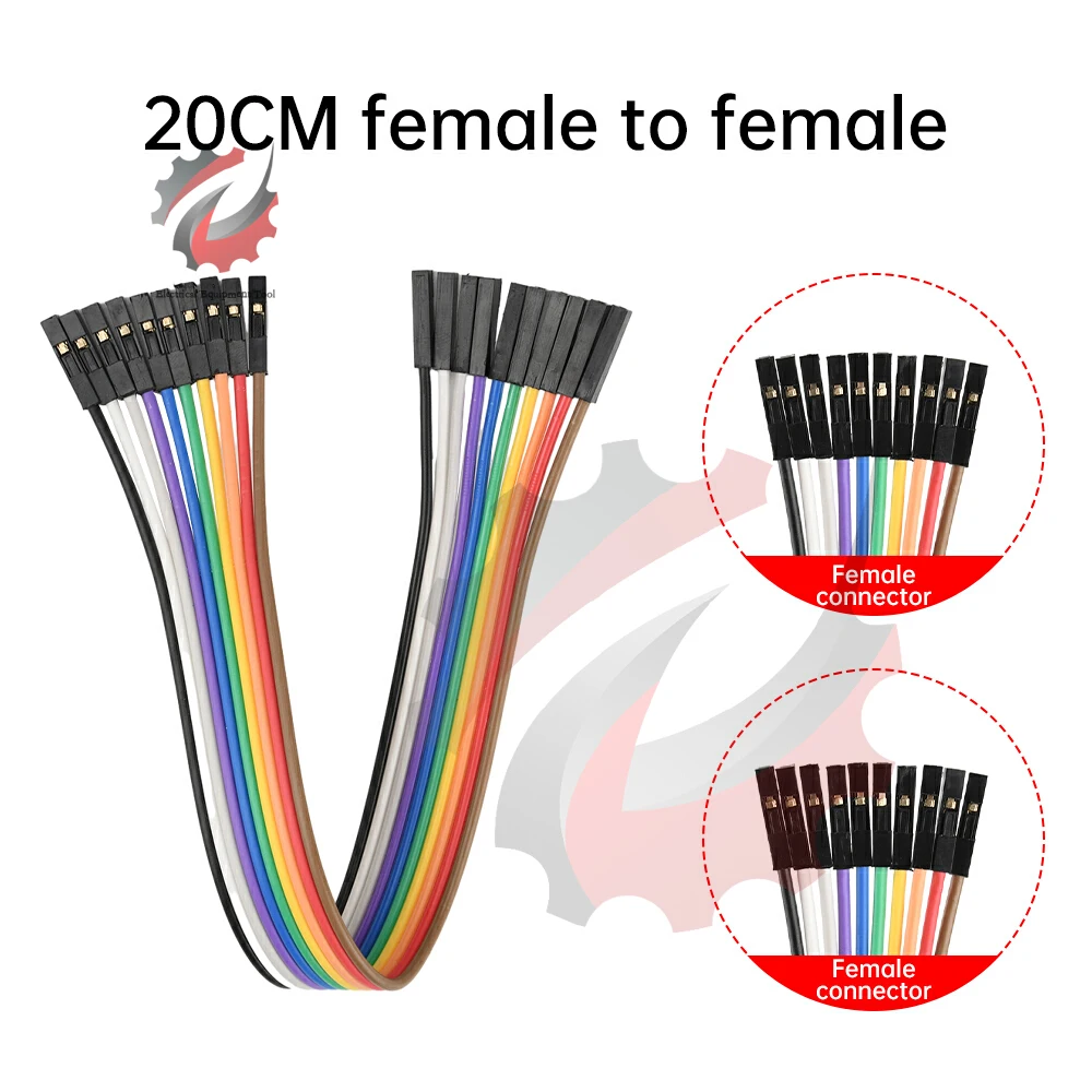 

Провод DuPont из чистой меди, 28-жильный, 20/30 см, между мужчинами и женщинами, между мужчинами и женщинами, 2,54 клеммный соединительный провод, позолоченный