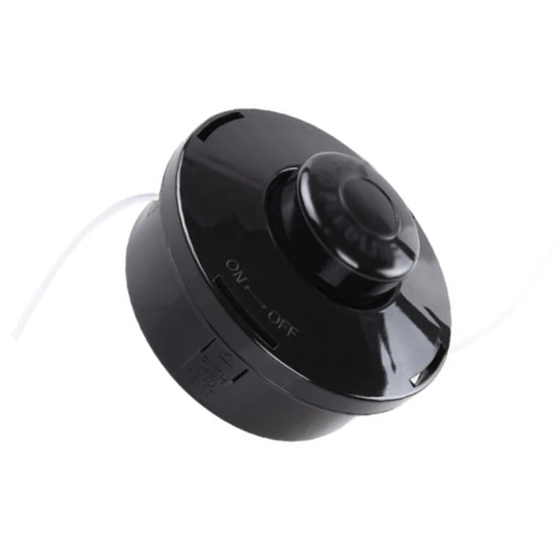 

1* Hardened Plastic 12.5*4cm Black Mower Trimmer Head For Most Brush Cutters