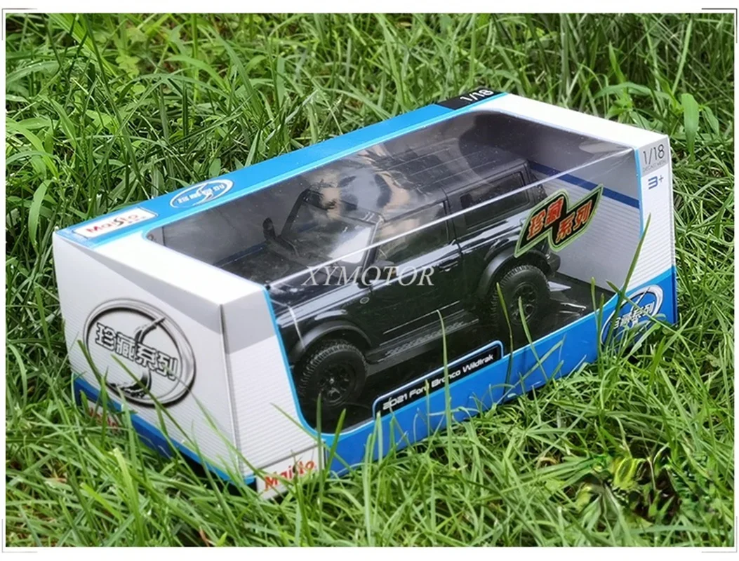Модели автомобилей Maisto 1/18 для Ford Bronco Badlands 2021 детские игрушки мальчиков и девочек