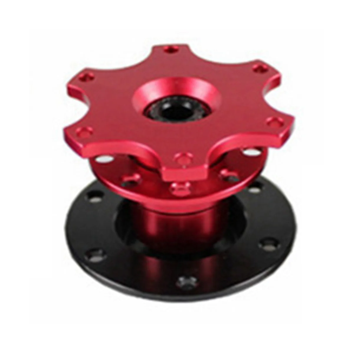 

For 6-Hole Steering Wheel Hub Steering Wheel Heightening Adapter Universal Steering Wheel Quick Release Bracket Kit