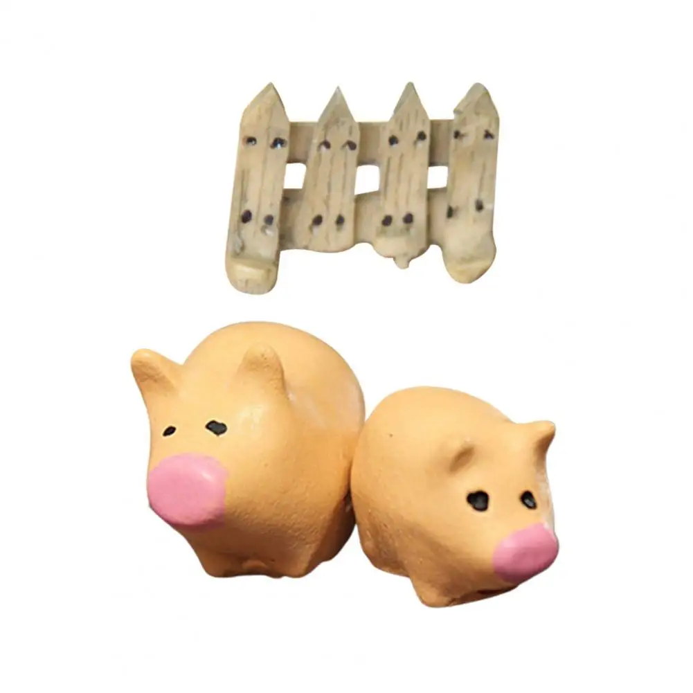 

Смоляный Декор 3 шт./компл., украшение в подарок, искусственные гномы, украшения, искусственные ежики с красным