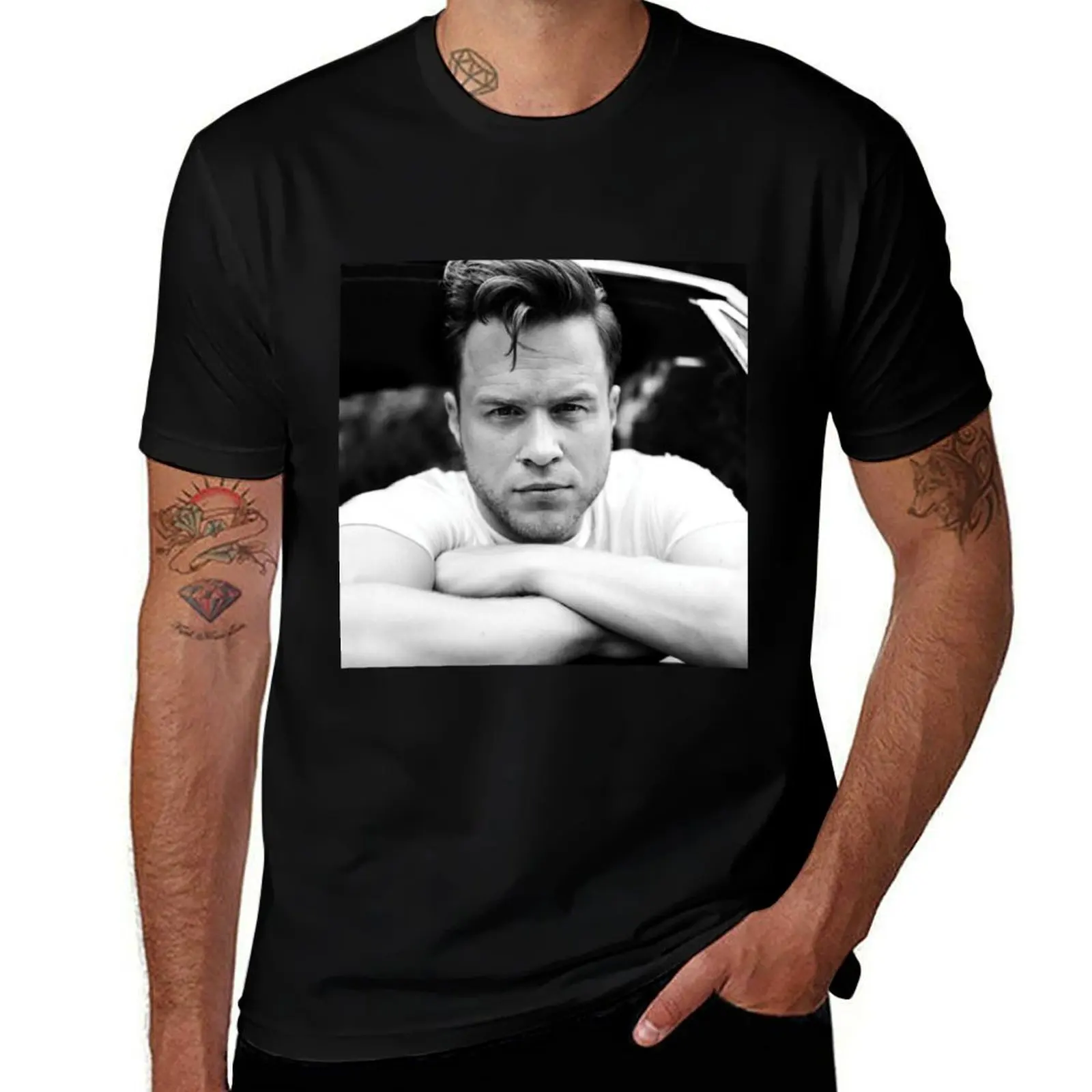 Фото Футболка Olly Murs с модным графическим принтом для мужчин №1