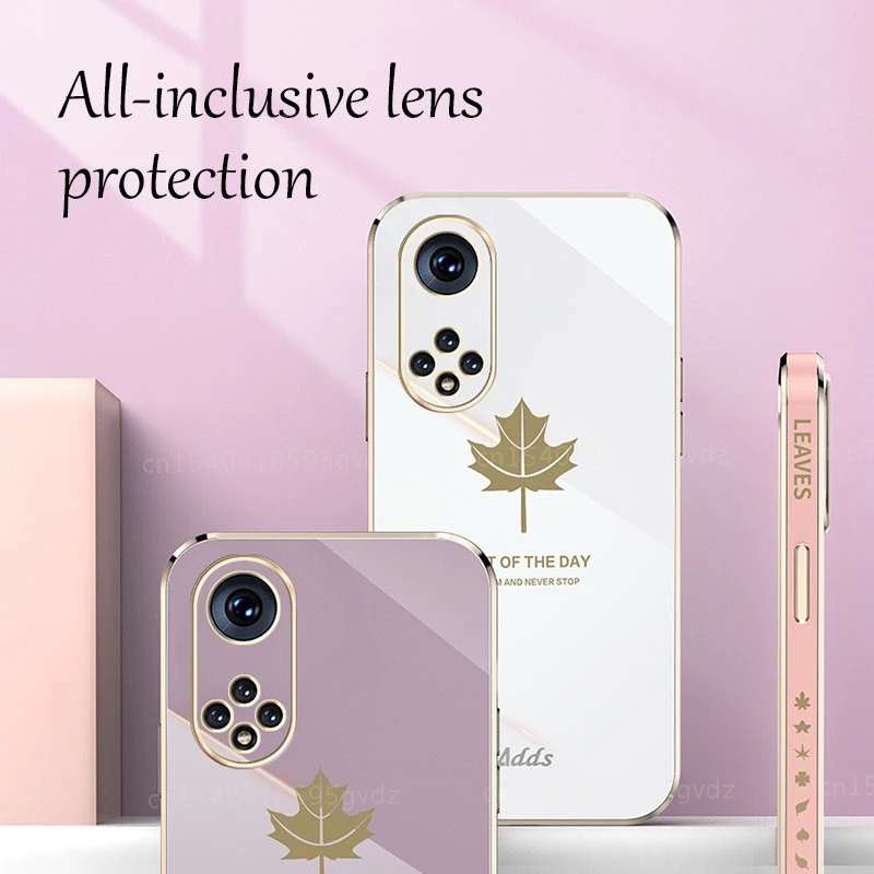 Новый чехол для телефона Honor X10 X20 e X30 I Max с покрытием из кленовых листьев мягкая