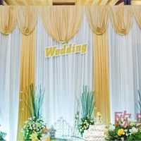 3x6m wedding backdrop for wedding decoration wedding drape and curtain with detachable swag