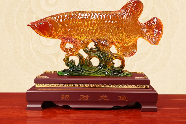 30см БОЛЬШОЙ # 2020 офис дом бизнес эффективный FENG SHUI талисман деньги рисунок 3D рыба