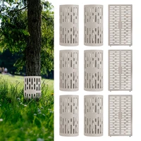pvc tree trunk protectors nursery mesh tree bark protector tree guard prevent damage from mowers rodents