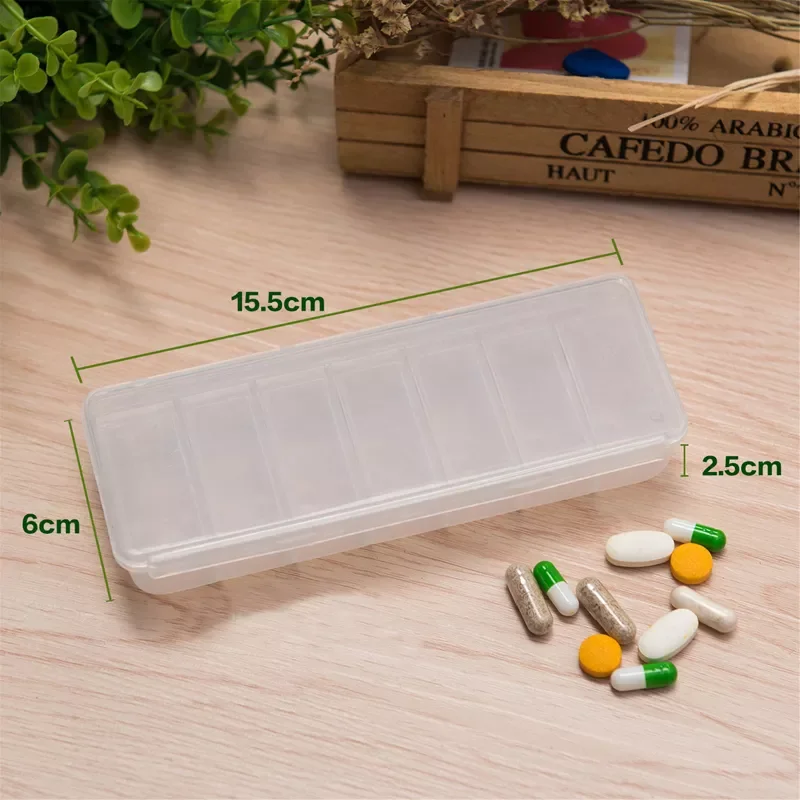 

20221Pcs Multicolor Travel must seal kit portable travel for seven days drug storage box packing box for a week pills case
