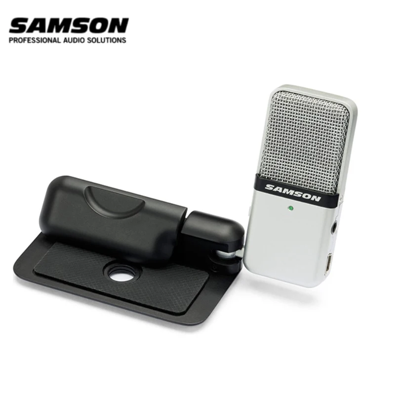 Оригинальный Микрофон Samson Go Мини Портативный конденсаторный микрофон с зажимом