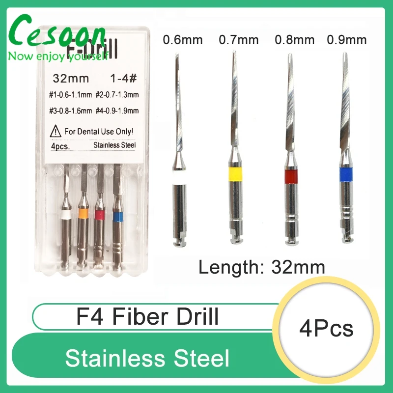 4 шт./коробка, стоматологические инструменты из нержавеющей стали