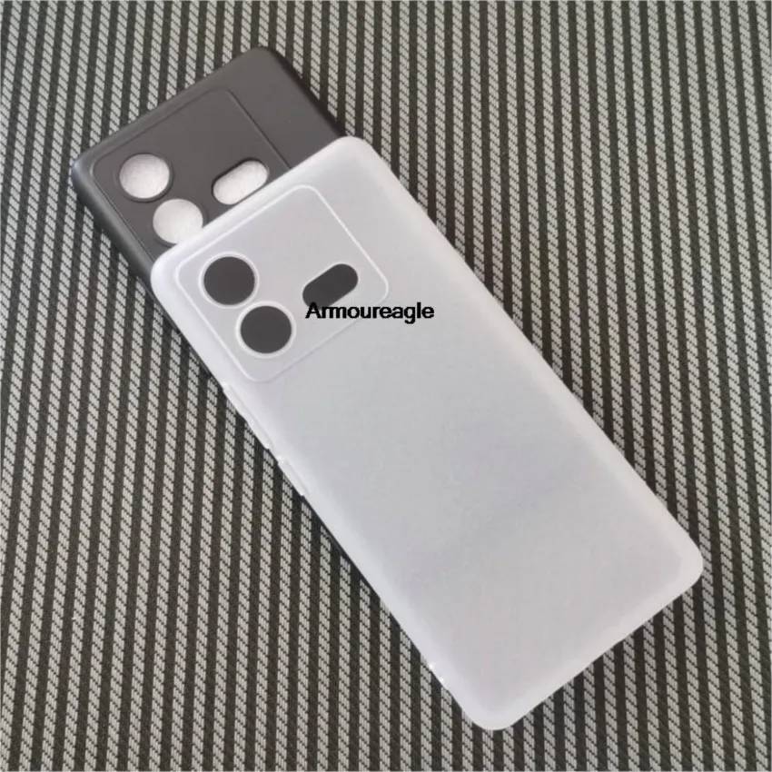 for vivo iqoo neo8 pro case back cover tpu silicon matte phone guard on neo 8pro black frosted shell