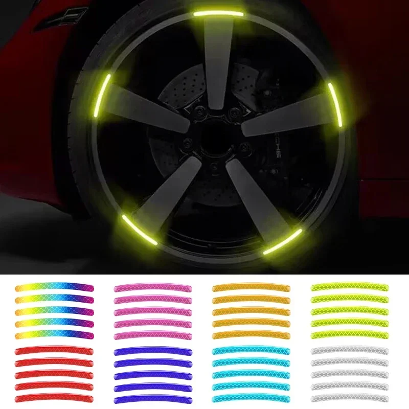 Светоотражающая наклейка на ступицу колеса 20x декоративные наклейки для BYD F3 E6 Yuan