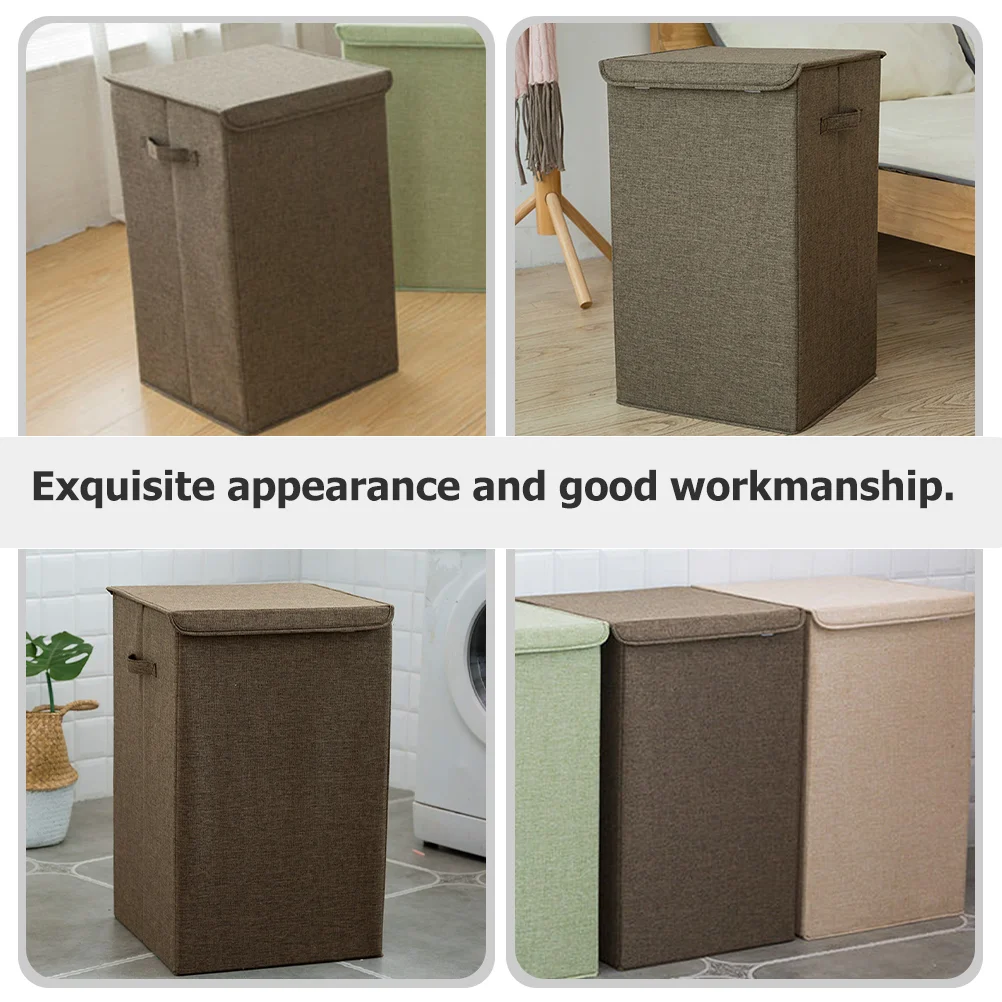 

Bathroom Laundry Bag Multifunctional Basket Clothes Storage Kids Toy Washable Laundry Clothes Large Wooden Storage Basket