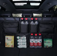 car trunk organizer adjustable backseat storage bag net high capacity multi use oxford automobile seat back universal