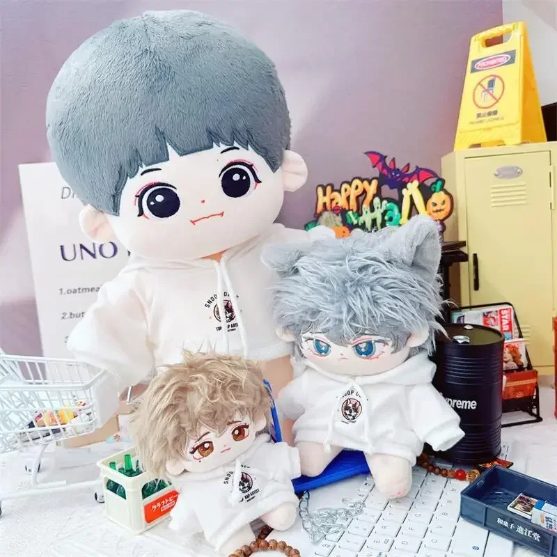 Милая одежда для 10/20/40 см хлопковые плюшевые куклы-идолы белая толстовка куклы