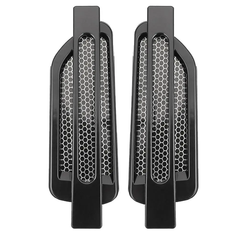 

1 Pair Car Hood Side Air Flow Vent Cover Intake Grille Duct Decoration Stickers