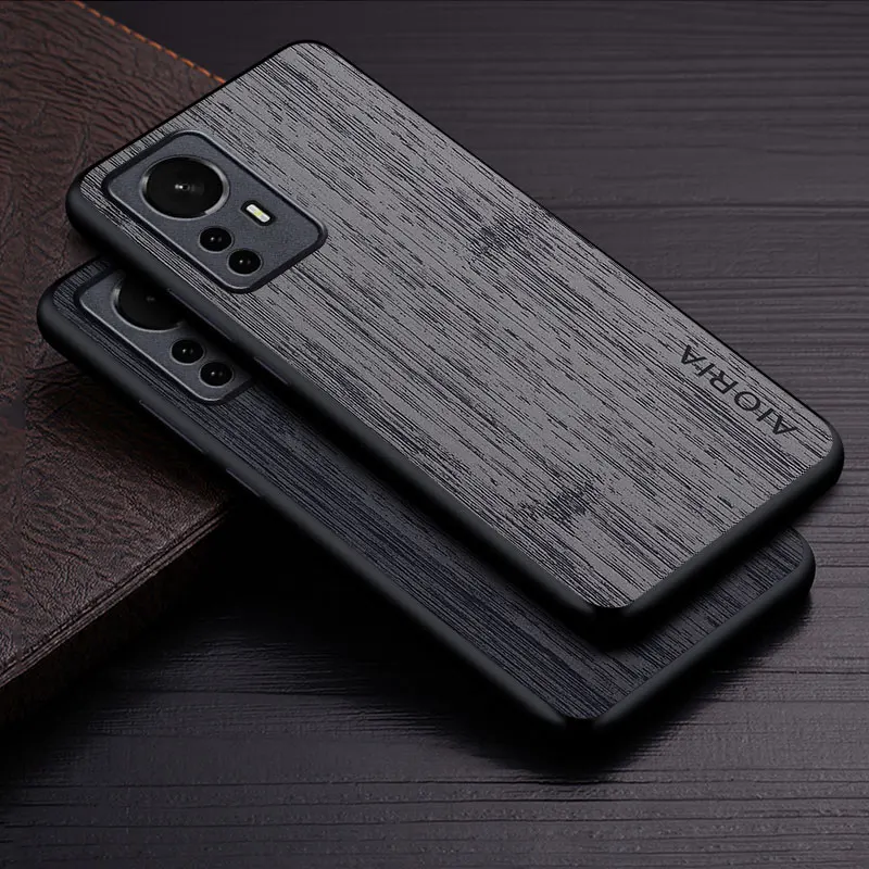 Case for Xiaomi Mi 12 Ultra Pro funda 5G bamboo wood pattern Leather Phone cover Luxury coque for xiaomi mi 12 case Cover capa