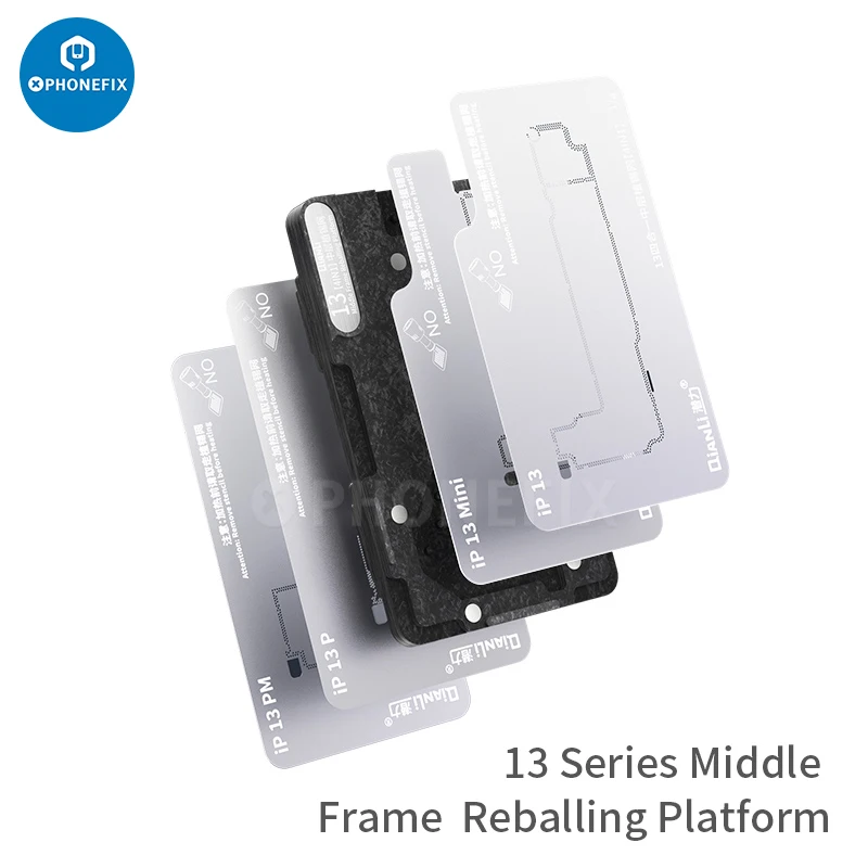 

QianLi средняя рамка реболлинговая платформа BGA реболлинговый трафарет оловянный посадочный стол для iPhone 13 12 11 X XS MAX фиксатор материнской платы