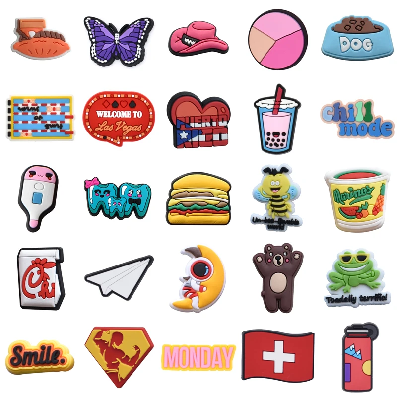 

Decorations for Crocs Women Charm Girl Shoe Charms Wholesale Bulk Packs Set Jeans Shoes Accessories Gifts Boy Kids Men Para Pins