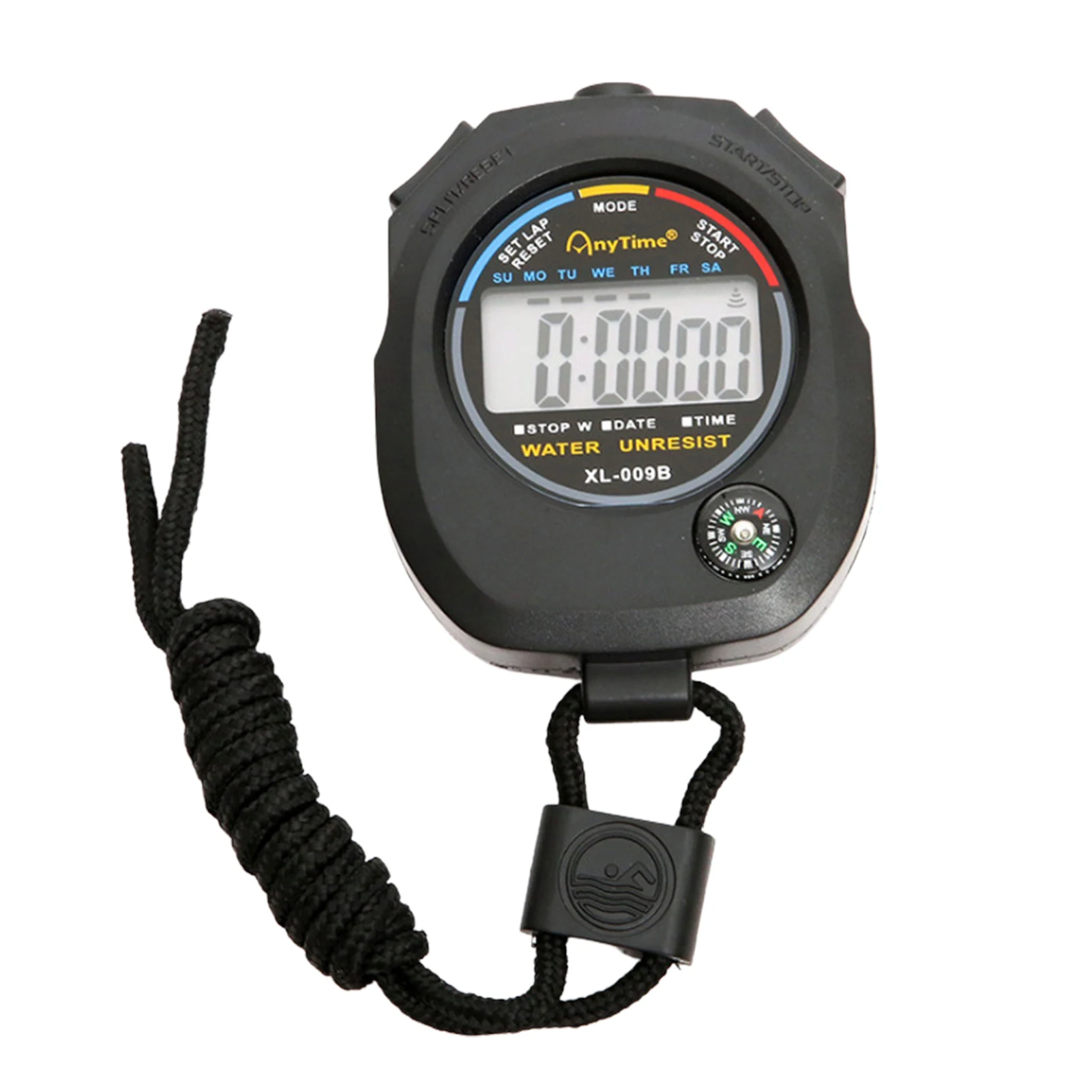 

Handheld Digital LCD Chronograph Sports Counter Stopwatch Timer Alarm Stop Watch With String Kitchen Timers Kitchen Accessories