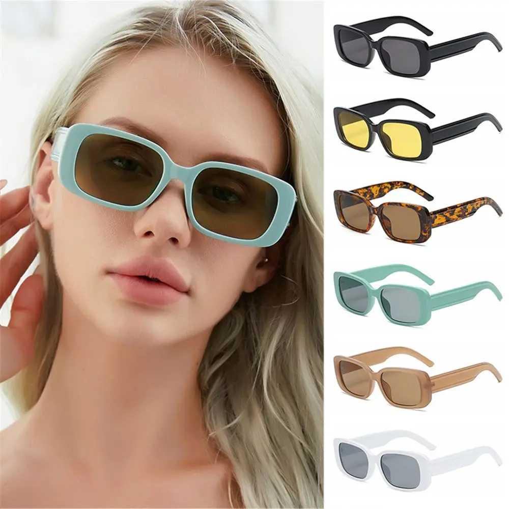 

Retro Fashion Vintage Fram Eyewear Oval Sunglasses Rectangle Ladies Shades Sun Glasses