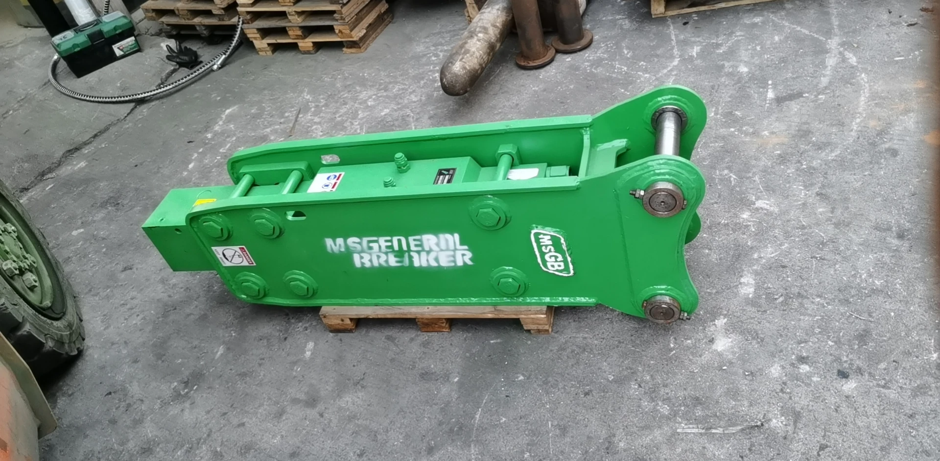 Электрический гидравлический домкрат для экскаватора