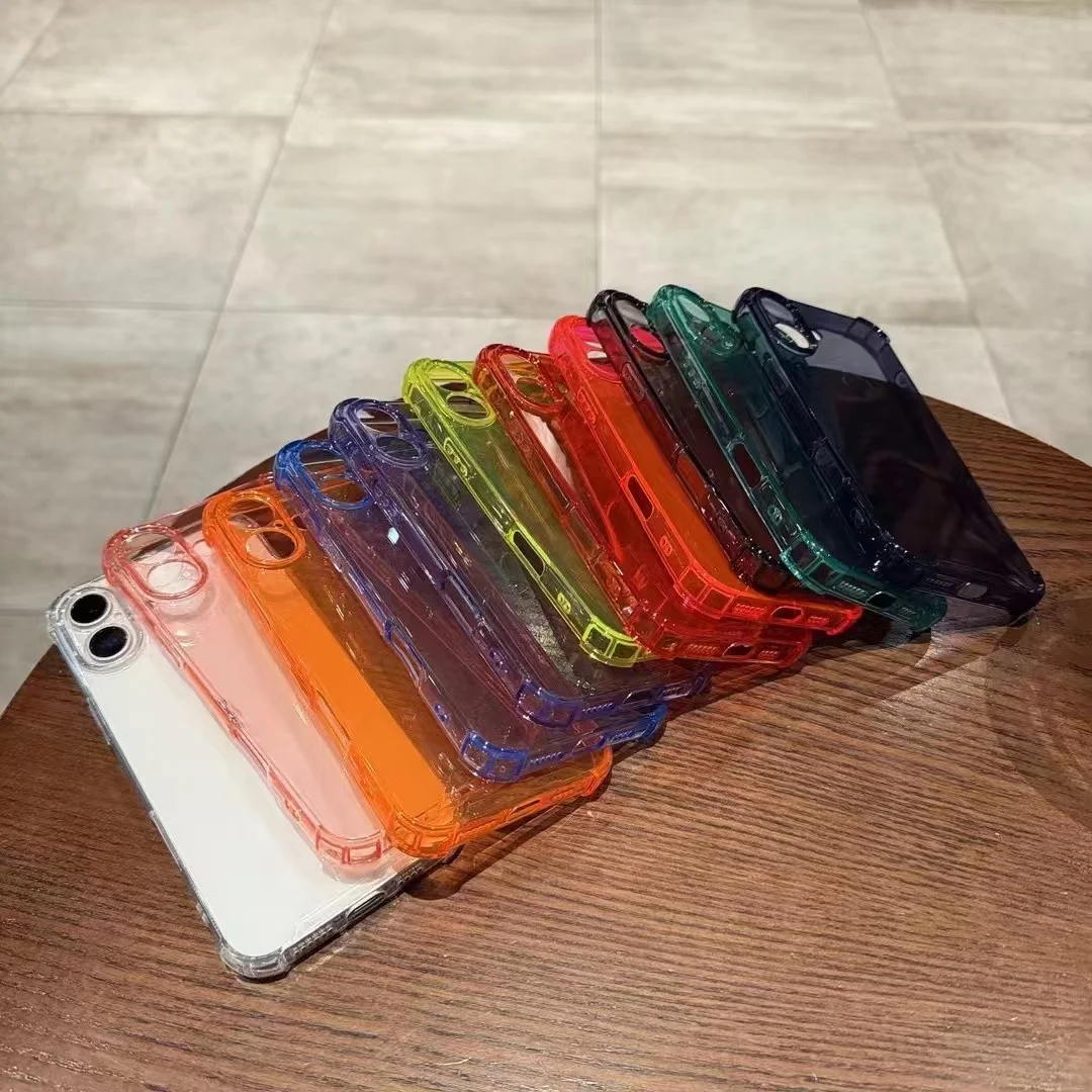 Противоударный прозрачный чехол с подушкой безопасности для iPhone 16 15 14 13 12 11 XSMAX XR