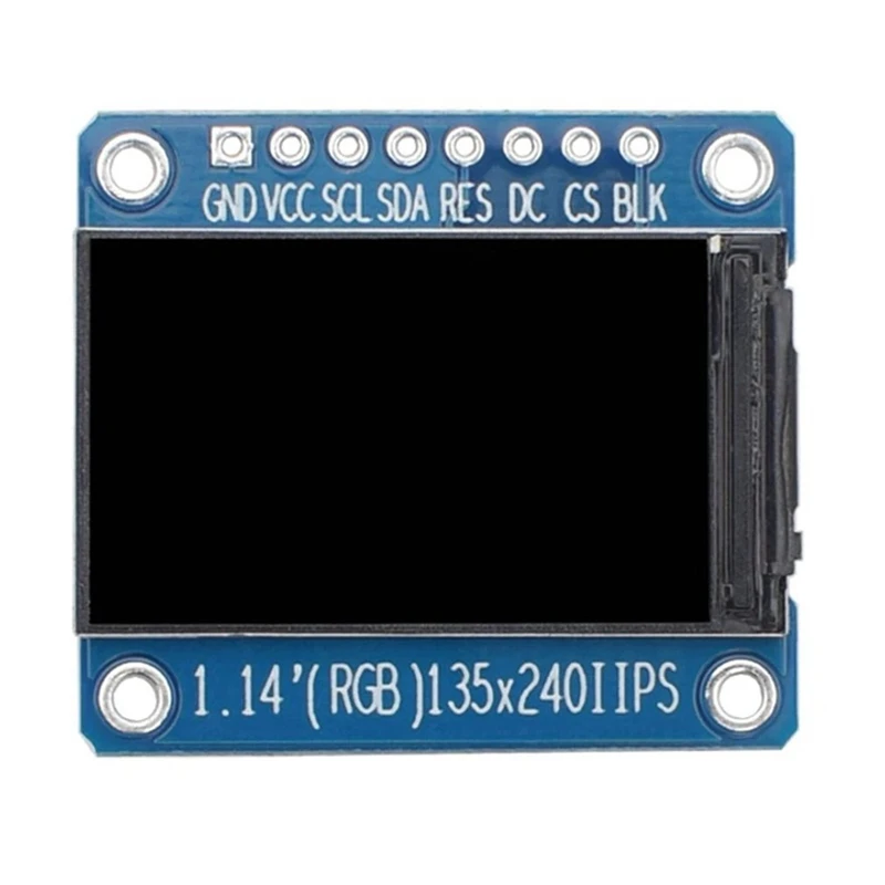 

4,3-дюймовый TFT-дисплей IPS ЖК-дисплей модуль ST7789 135X240 SPI полноцветный 8-контактный экран высокой четкости, печатная плата Backplane