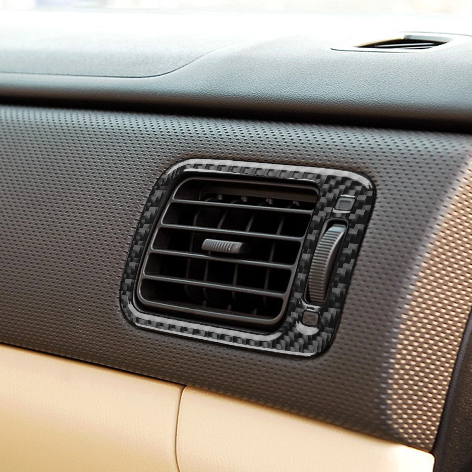 Для Subaru Forester 2005-2008 углеродное волокно приборная панель боковые воздуховыпускное