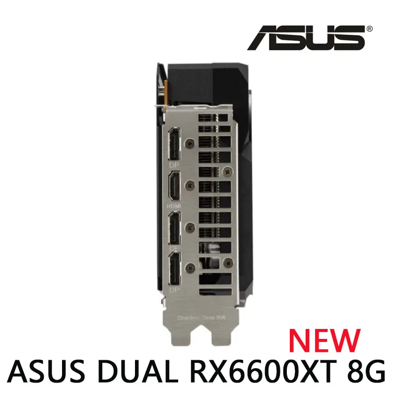ASUS Dual Radeon RX 6600 XT OC Edition AMD 8 Гб GDDR6 128 бит 7nm RX6600XT |