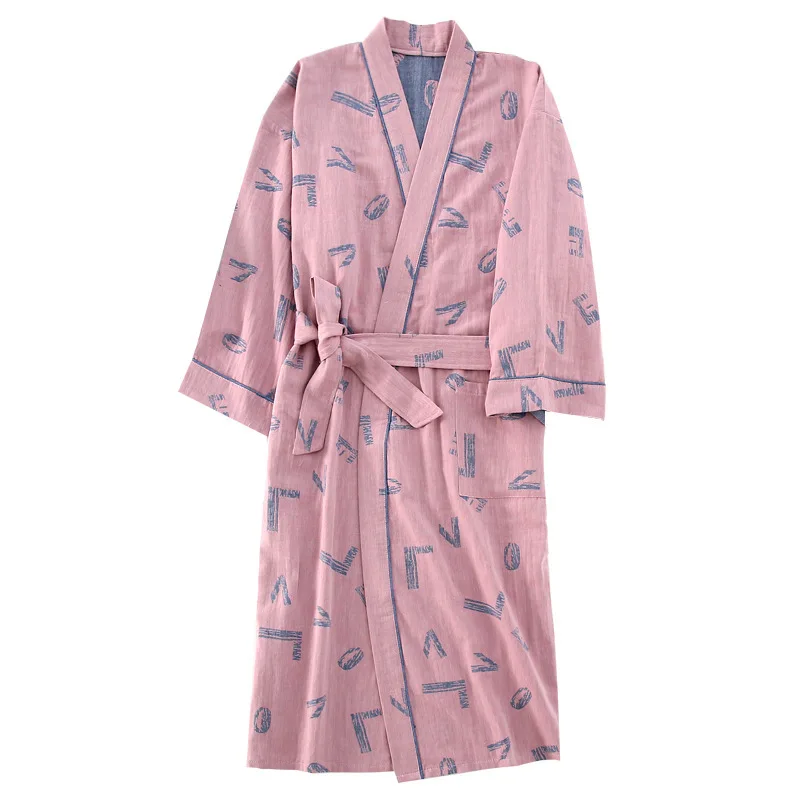 Evening Gowns for Women Kimono Robe Cotton Thickened Jacquard Nightgown Palace Style Nightdress Woman Bathrobe Sleepwear Pajamas