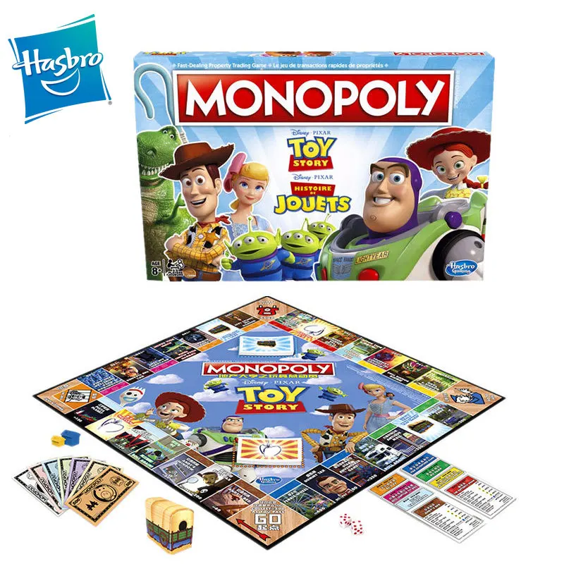 

Hasbro Monopoly Toy Story Strategy Game English Version Party Board Game Parent-Child Interactive Toy Children Adult Gift