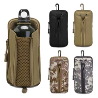 tactical molle water bottle holder pouch outdoor waist bag mobile phone pack military nylon gear organizer utility edc holster