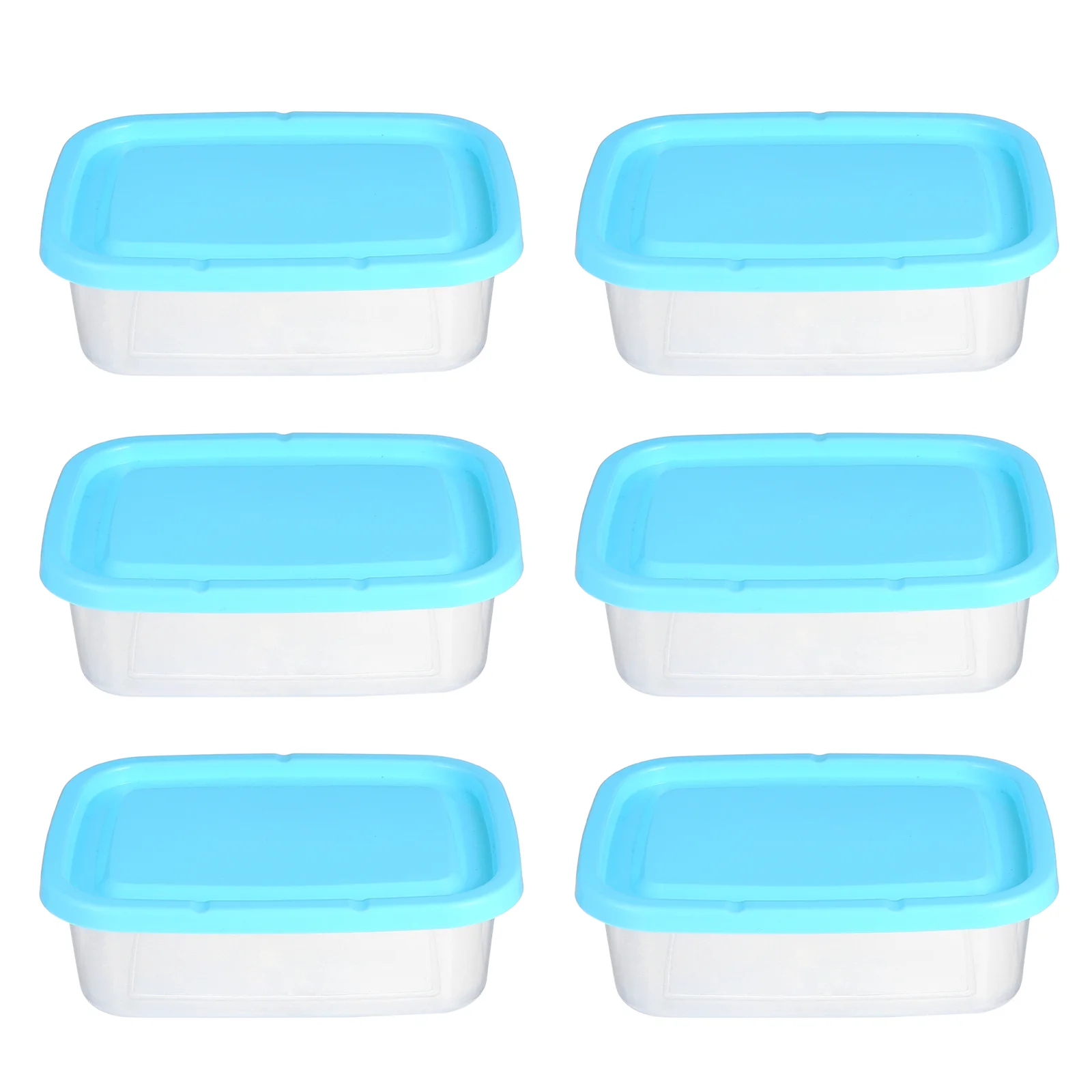 

1 Set 6 Pcs 650ML Storage Boxes Fruit Vegetable Boxes Sealing Fast Food Boxes