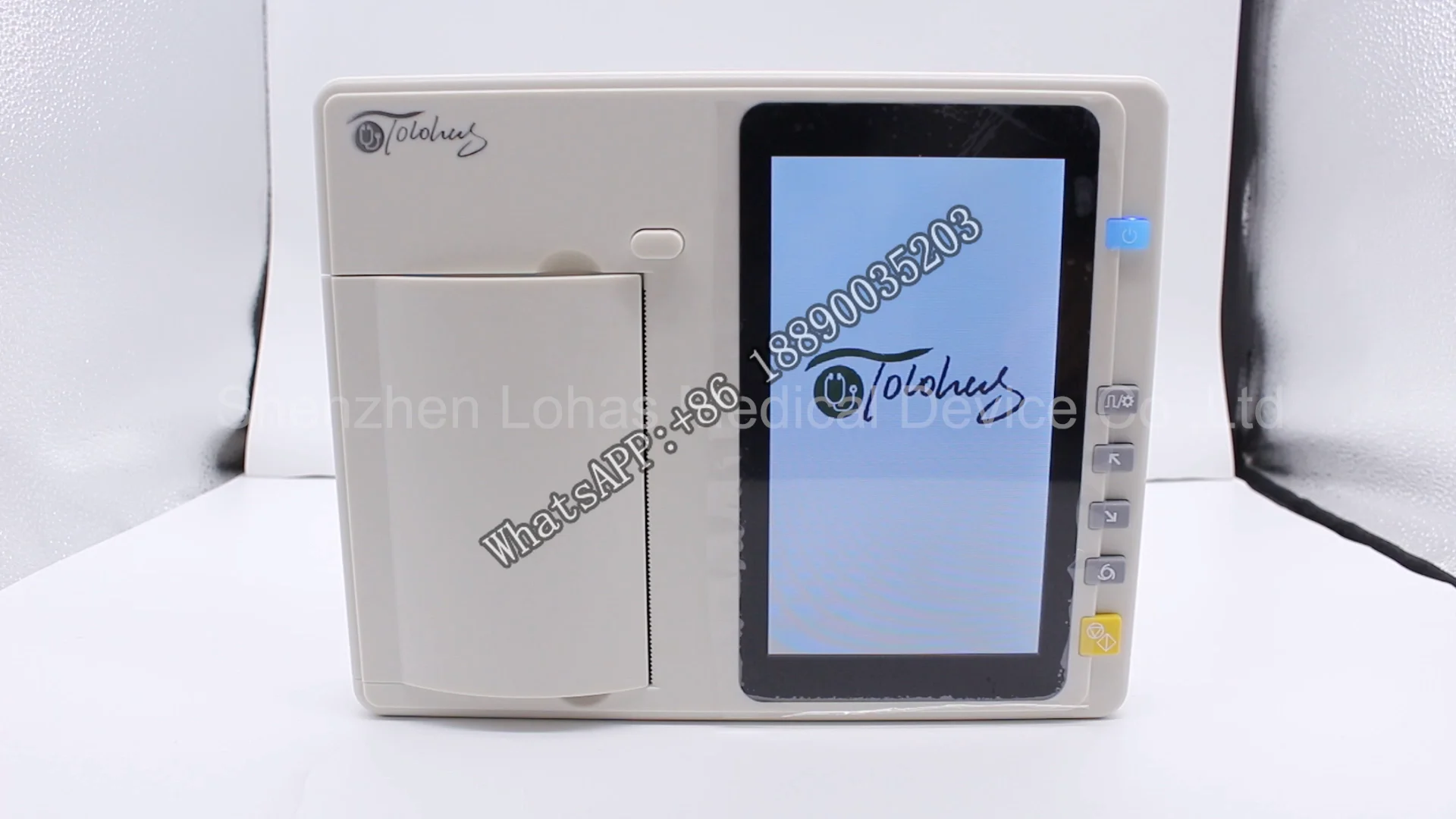 

LH301 Cheap Hospital Medical Electrocardiogram Equipment Touch Screen Portable 3 Channel ECG Machine