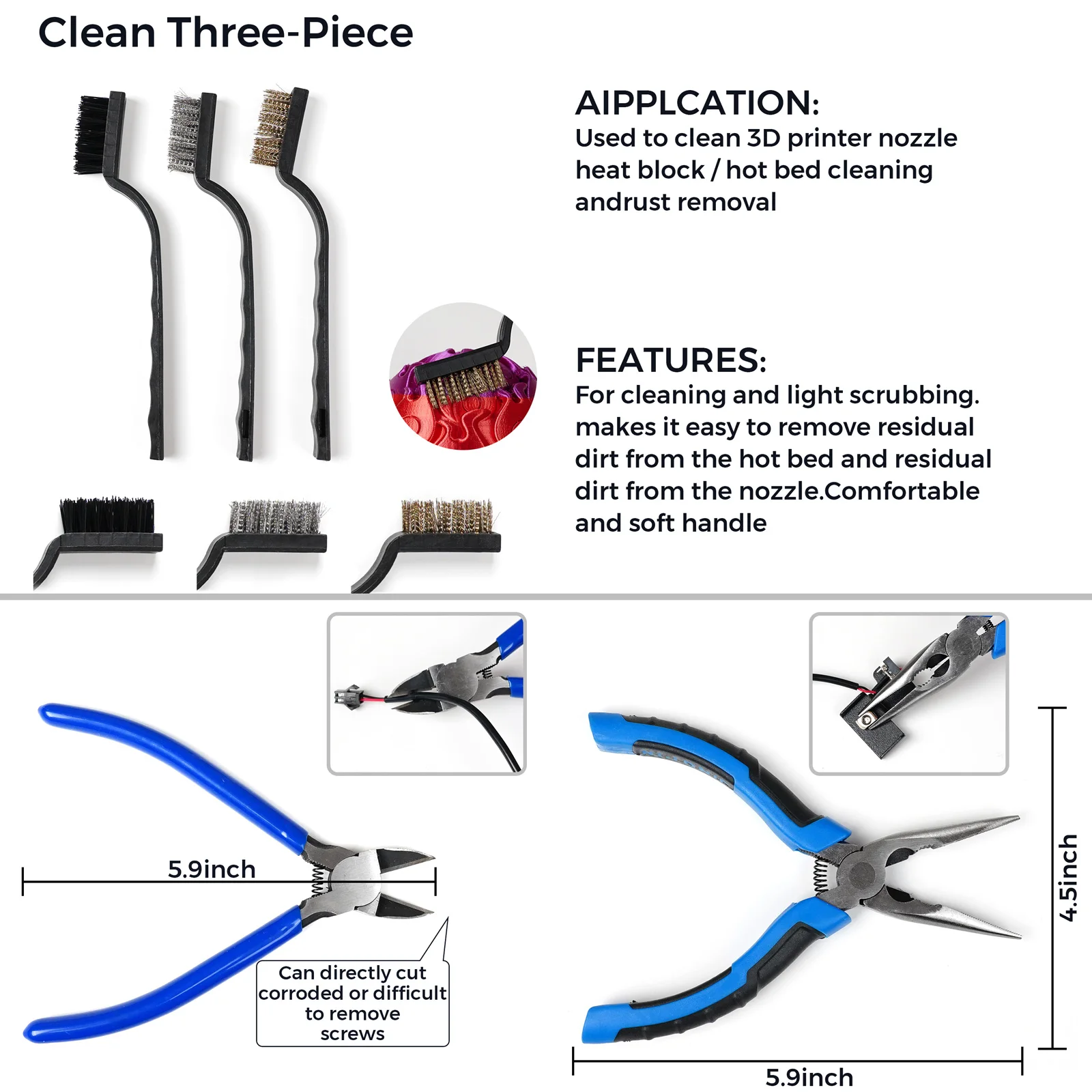 244 шт. детали для 3D-принтера электрическая шлифовальная полировальная машина