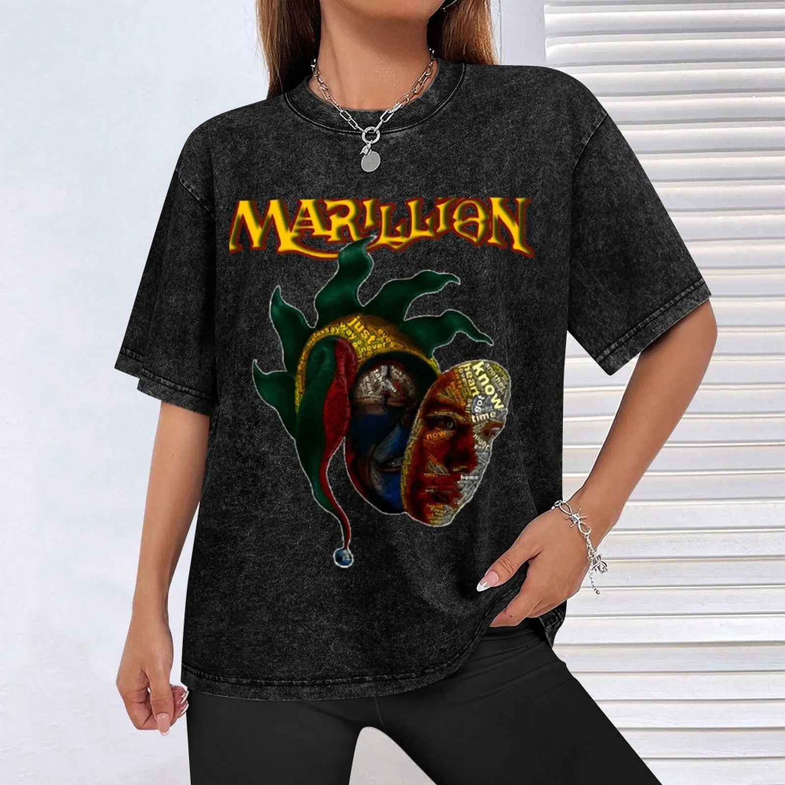 Футболка MARILLION Market Square Heroes ARTWORK одежда в стиле аниме футболки с животным принтом