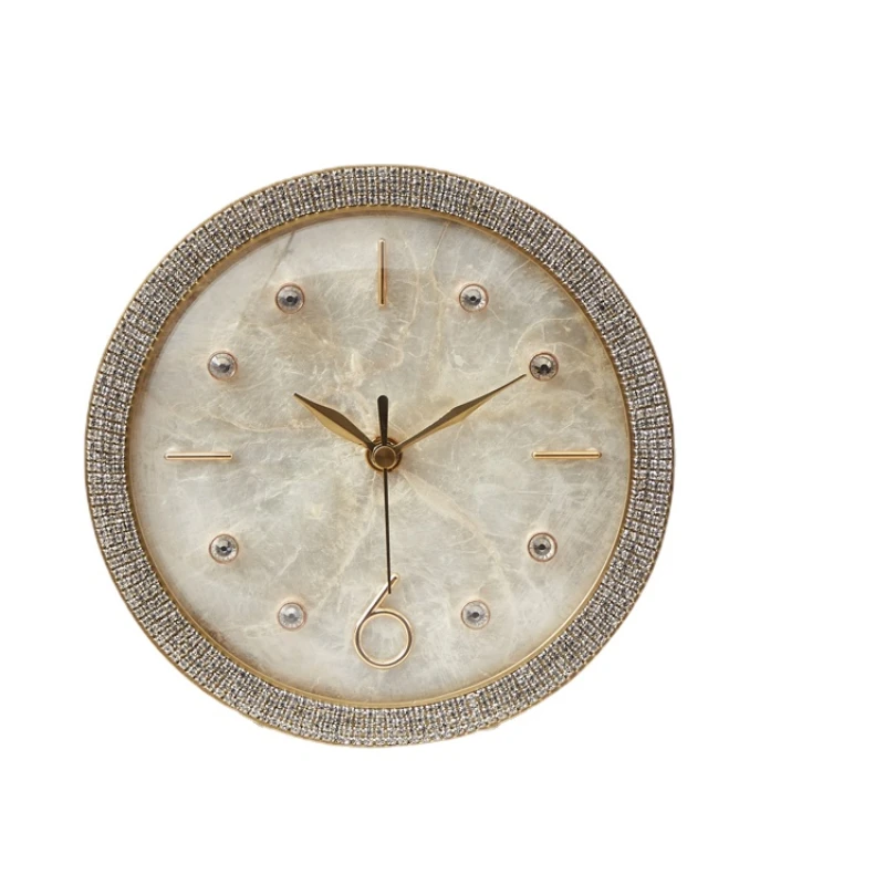 Роскошные Настольные часы в виде латунной ракушки настольное украшение