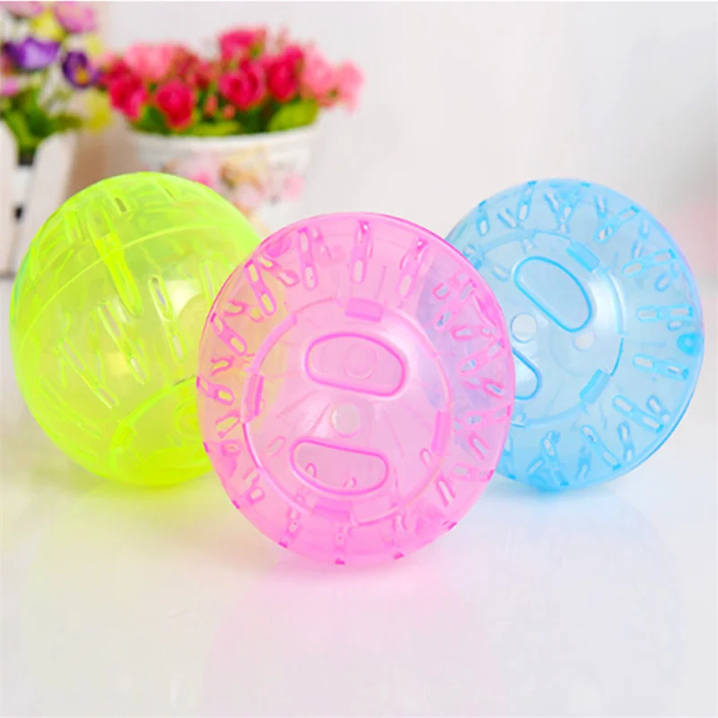 

10CM Plastic Outdoor Sport Ball Grounder Rat Small Pet Rodent Mice Jogging Ball Toy Hamster Gerbil Rat Exercise Balls Play Toys