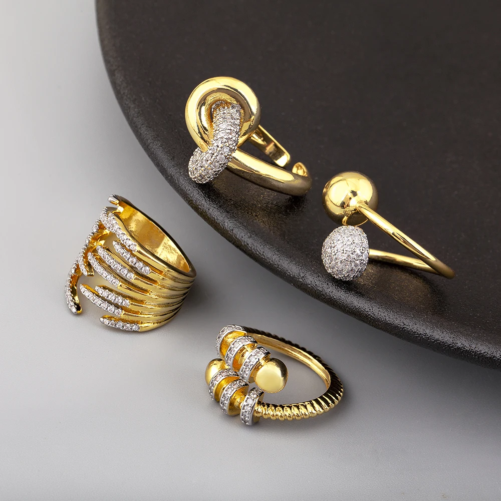 AIBEF креативные геометрические двухцветные гальванические регулируемые