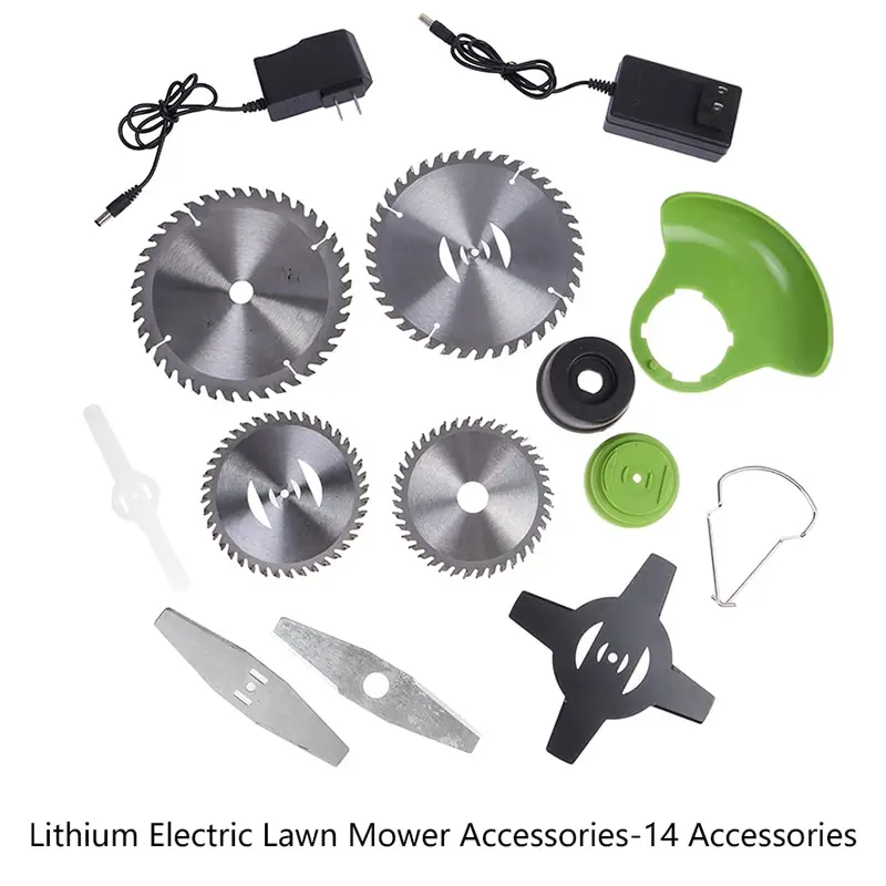 

Saw Blade Lawn Mower Charger Mowers Parts Grass Baffle Lithium Accessories Electric Garden Tool Tools