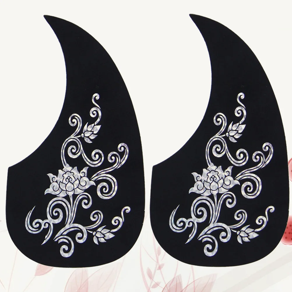 2 шт. наклейки в форме Comma Pick Guard накладка золотая для детей акустической гитары 40/41